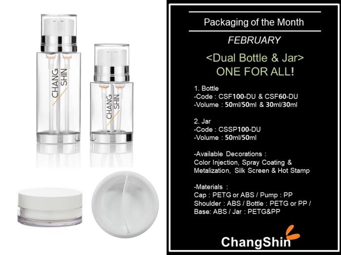 Dual bottle & jar - ONE FOR ALL!